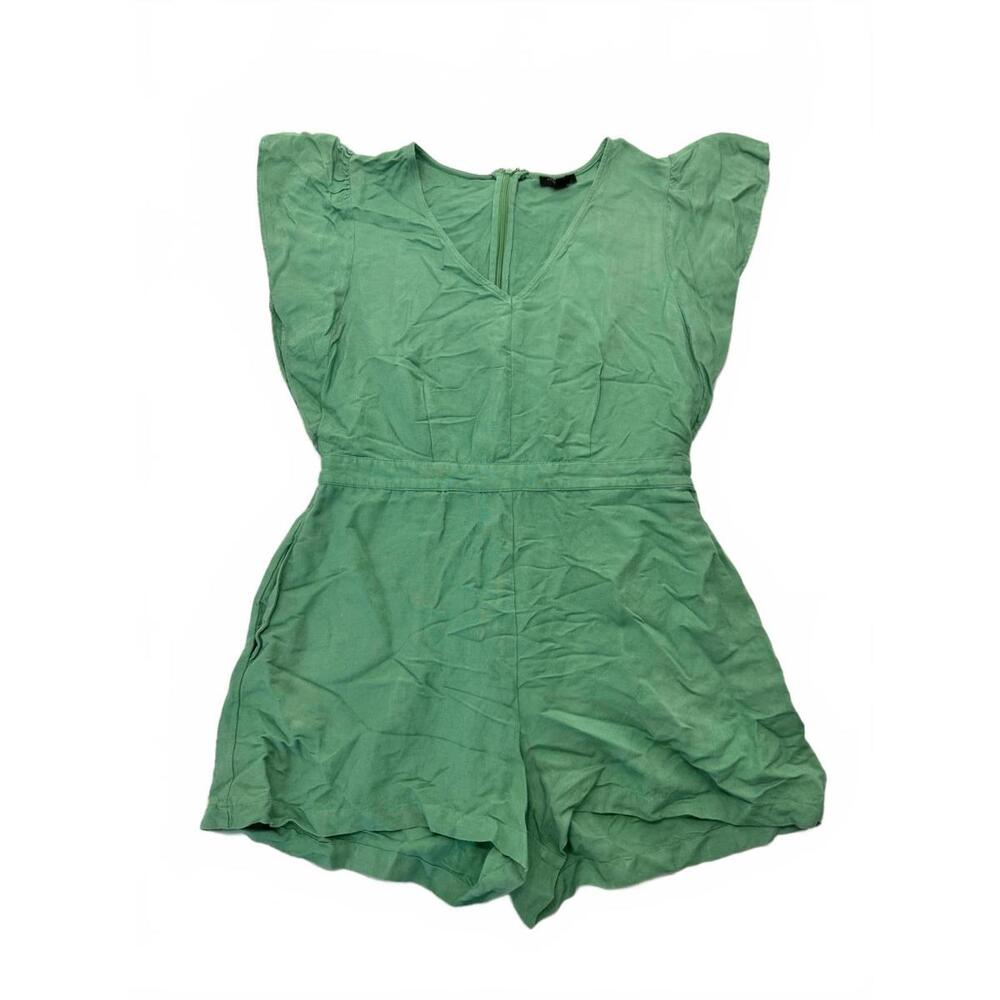 Ann Taylor Factory Petite Green Romper - Size 6P